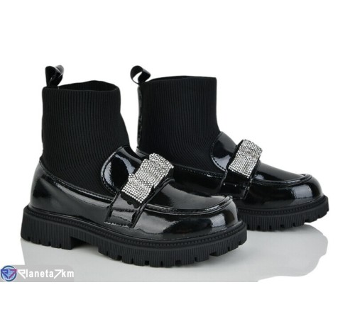 Черевики дитячі на весну/осінь (12 пар р.32-37) чорний  "Laifakids"