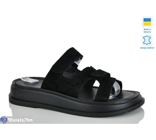 Шлепки жіночі на літо (6 пар р.36-40) чорний  "LIKA"