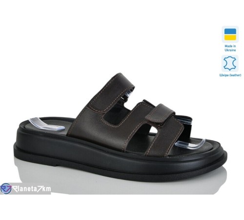 Шлепки жіночі на літо (6 пар р.36-40) коричневий  "LIKA"