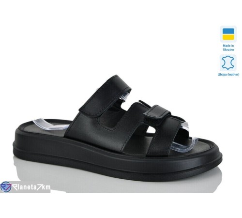 Шлепки жіночі на літо (6 пар р.36-40) чорний  "LIKA"