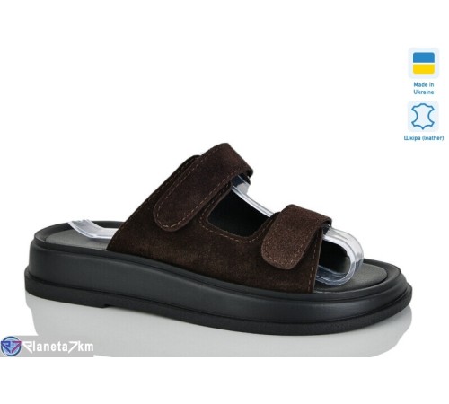 Шлепки жіночі на літо (6 пар р.36-40) коричневий  "LIKA"