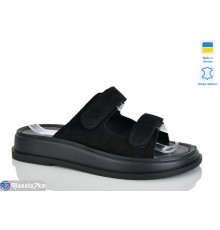 Шлепки жіночі на літо (6 пар р.36-40) чорний  "LIKA"
