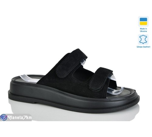 Шлепки жіночі на літо (6 пар р.36-40) чорний  "LIKA"