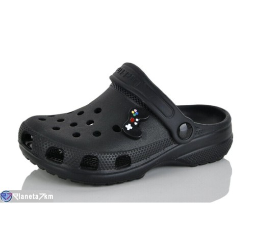 Кроки дитячі на літо (12 пар р.28-35) чорний  "LULI"