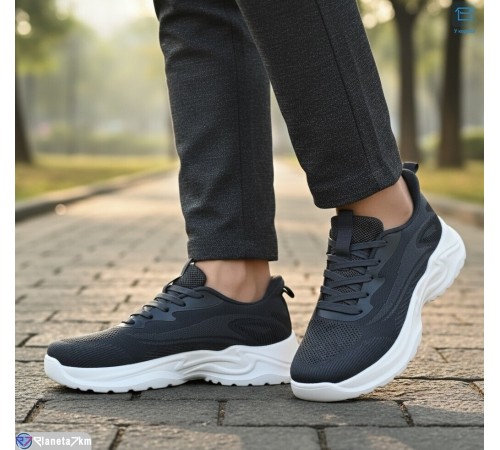 Кросівки чоловічі на весну/осінь (8 пар р.40-45) сірий  "KULIBABA"