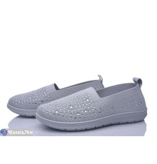 Сліпони жіночі на літо (8 пар р.37-41) сірий  "Emin"