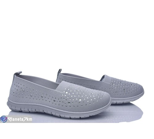 Сліпони жіночі на літо (8 пар р.37-41) сірий  "Emin"