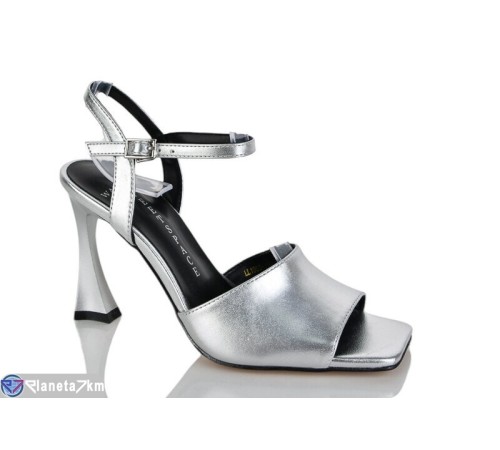 Босоніжки жіночі на літо (6 пар р.36-40) срібний  "TETRAST"