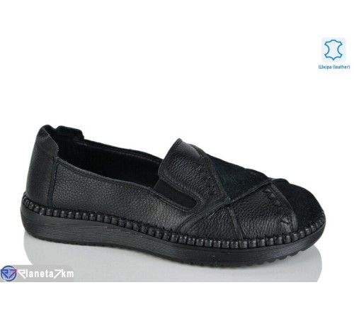 Туфлі жіночі на весну/осінь (6 пар р.36-41) чорний  "TETRAST"