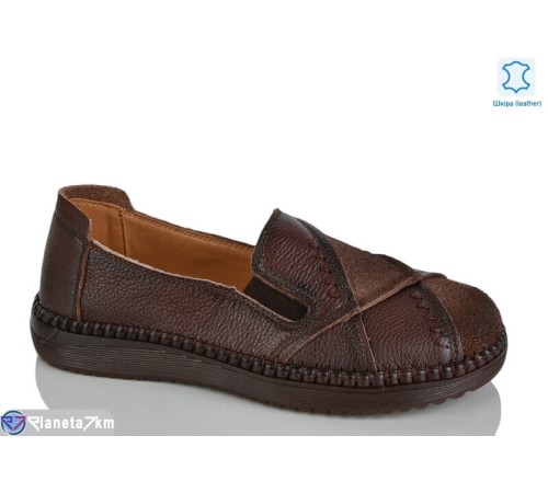 Туфлі жіночі на весну/осінь (6 пар р.36-41) коричневий  "TETRAST"