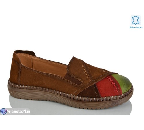 Туфлі жіночі на весну/осінь (6 пар р.36-41) коричневий  "TETRAST"