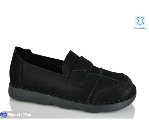 Туфлі жіночі на весну/осінь (6 пар р.36-41) чорний  "TETRAST"