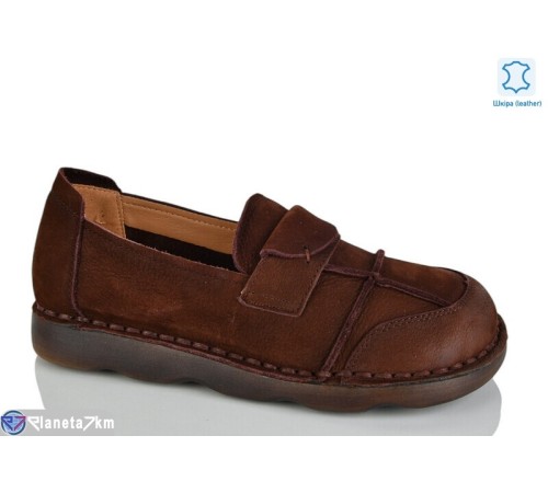 Туфлі жіночі на весну/осінь (6 пар р.36-41) коричневий  "TETRAST"