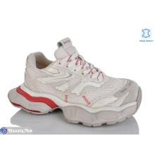 Кросівки жіночі на весну/осінь (6 пар р.36-40) бежевий  "TETRAST"