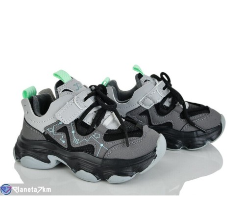 Дитячі кросівки на весну/осінь (8 пар р.26-31) сірий  "Laifakids"