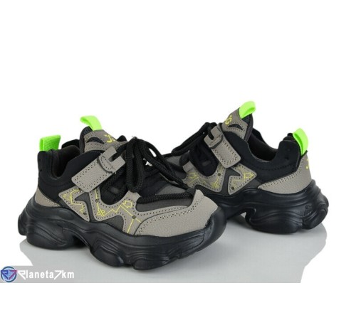 Дитячі кросівки на весну/осінь (8 пар р.26-31) сірий  "Laifakids"