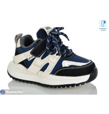 Дитячі кросівки на весну/осінь (8 пар р.22-27) синій  "Lilin"