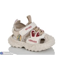 Дитячі кросівки на літо (8 пар р.16-20) бежевий  "Lilin"