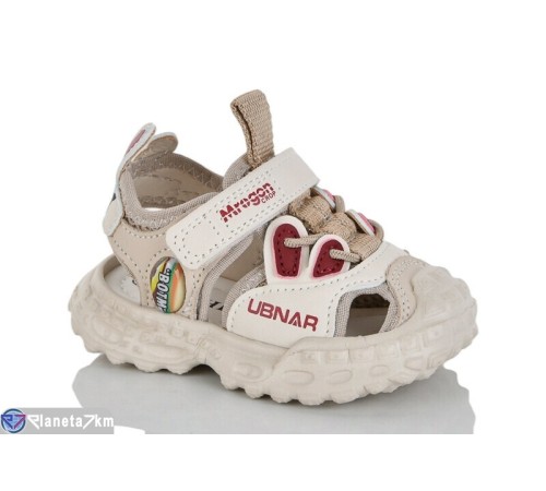 Дитячі кросівки на літо (8 пар р.16-20) бежевий  "Lilin"