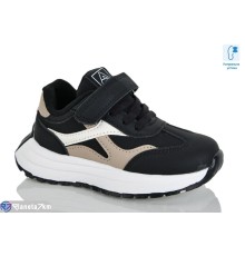 Дитячі кросівки на весну/осінь (8 пар р.26-31) чорний  "Lilin"