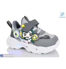 Дитячі кросівки на весну/осінь (8 пар р.21-26) сірий  "Lilin"