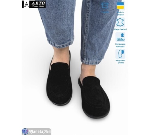 Шлепки жіночі на літо (8 пар р.36-41) чорний  "ARTO"