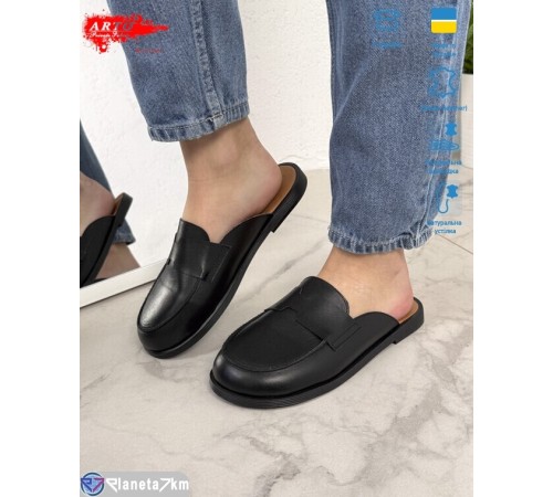 Шлепки жіночі на літо (8 пар р.36-41) чорний  "ARTO"