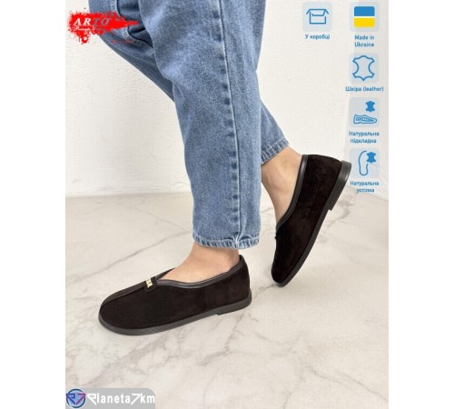 Шлепки жіночі на літо (8 пар р.36-41) коричневий  "ARTO"