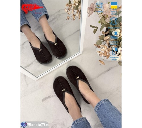 Шлепки жіночі на літо (8 пар р.36-41) коричневий  "ARTO"