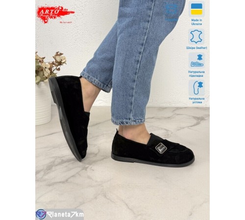 Шлепки жіночі на літо (8 пар р.36-41) чорний  "ARTO"