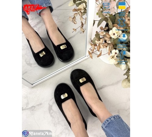 Шлепки жіночі на літо (8 пар р.36-41) чорний  "ARTO"