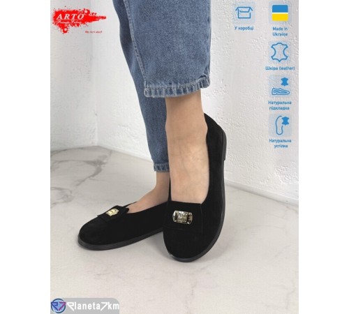 Шлепки жіночі на літо (8 пар р.36-41) чорний  "ARTO"