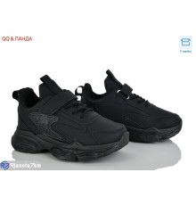 Дитячі кросівки на весну/осінь (6 пар р.26-31) чорний  "QQ&Панда"