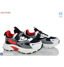 Дитячі кросівки на весну/осінь (6 пар р.33-38) чорний  "QQ&Панда"