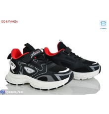 Дитячі кросівки на весну/осінь (6 пар р.32-37) чорний  "QQ&Панда"