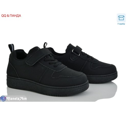 Дитячі кросівки на весну/осінь (6 пар р.32-37) чорний  "QQ&Панда"