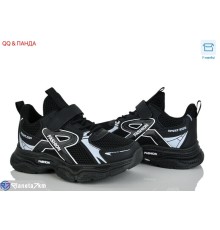 Дитячі кросівки на весну/осінь (6 пар р.32-37) чорний  "QQ&Панда"
