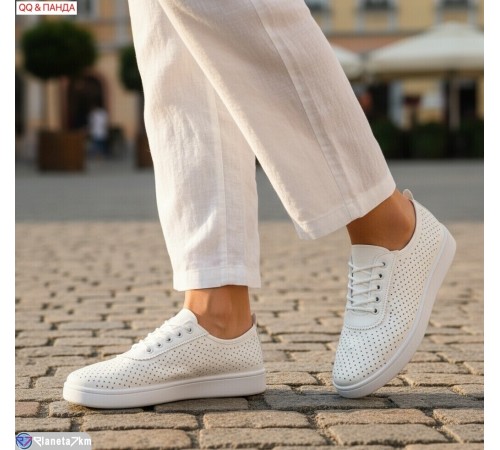Кросівки жіночі на літо (8 пар р.40-43) білий  "QQ&Панда"
