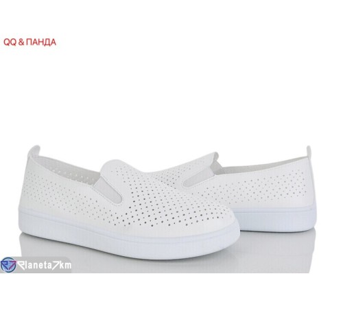 Сліпони жіночі на літо (8 пар р.40-43) білий  "QQ&Панда"