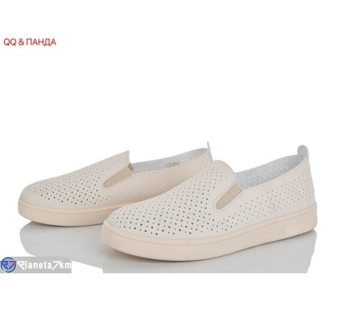 Сліпони жіночі на літо (8 пар р.40-43) бежевий  "QQ&Панда"