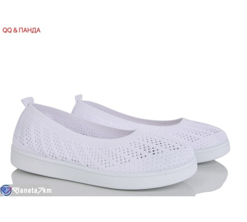 Балетки жіночі на літо (8 пар р.36-41) білий  "QQ&Панда"