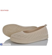 Балетки жіночі на літо (8 пар р.36-41) бежевий  "QQ&Панда"