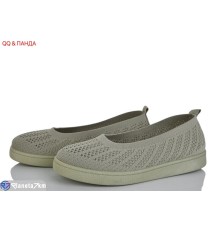 Балетки жіночі на літо (8 пар р.36-41) зелений  "QQ&Панда"