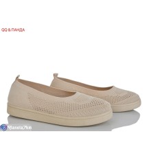 Балетки жіночі на літо (8 пар р.36-41) бежевий  "QQ&Панда"