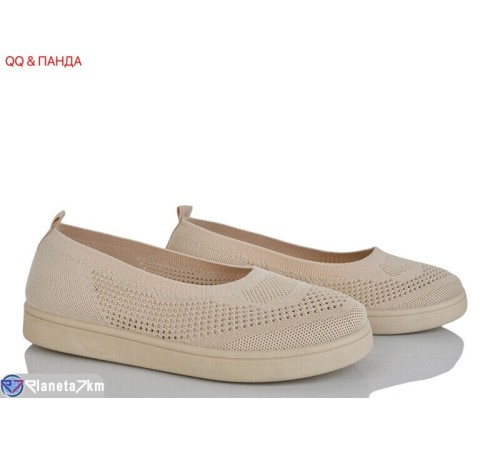 Балетки жіночі на літо (8 пар р.36-41) бежевий  "QQ&Панда"