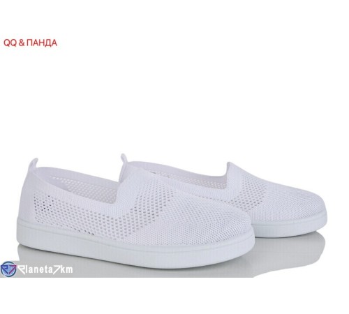 Сліпони жіночі на літо (8 пар р.36-41) білий  "QQ&Панда"