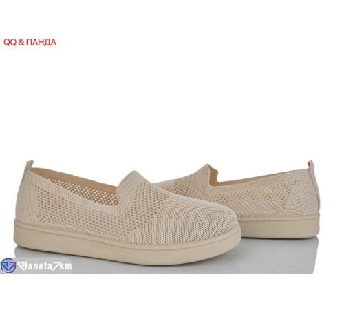 Сліпони жіночі на літо (8 пар р.36-41) бежевий  "QQ&Панда"