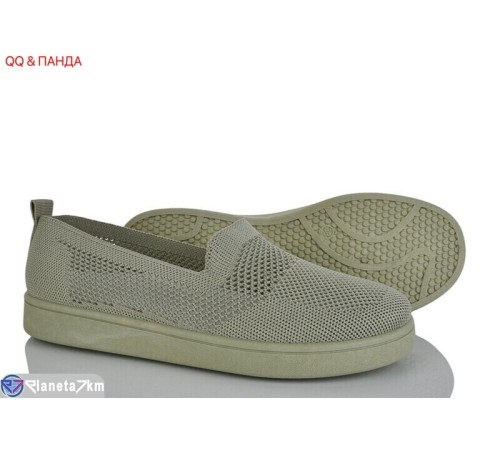 Сліпони жіночі на літо (8 пар р.36-41) зелений  "QQ&Панда"