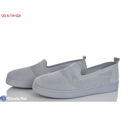 Сліпони жіночі на літо (8 пар р.36-41) сірий  "QQ&Панда"