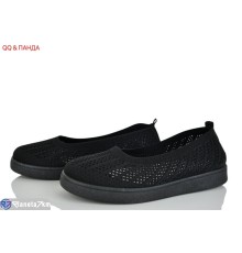 Балетки жіночі на літо (8 пар р.40-43) чорний  "QQ&Панда"